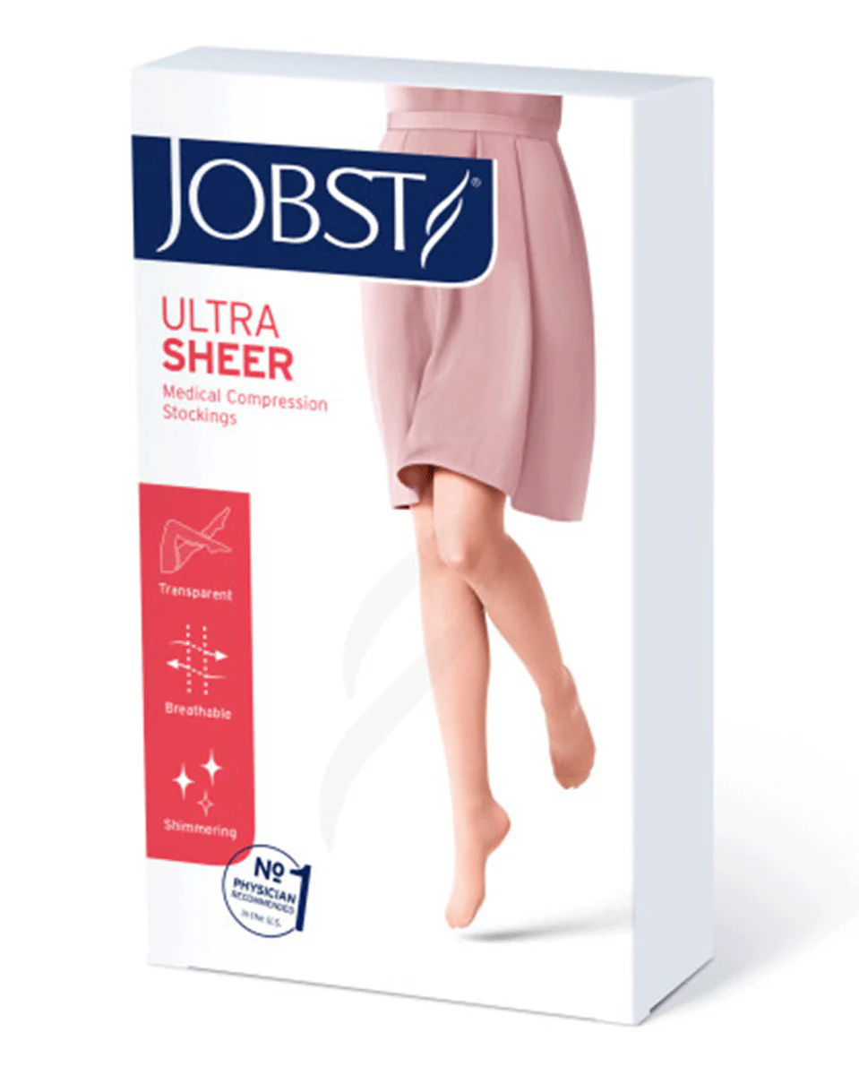 Jobst UltraSheer Sensitive Women's 20-30 mmHg Thigh High - Image 3