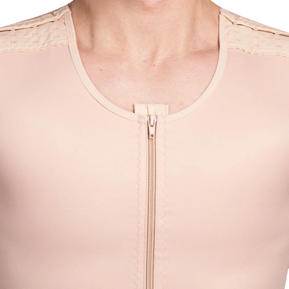 Lipoelastic MTmS Comfort - Gynecomastia Vest - Front Zipper And Adjustable Shoulder - Image 3