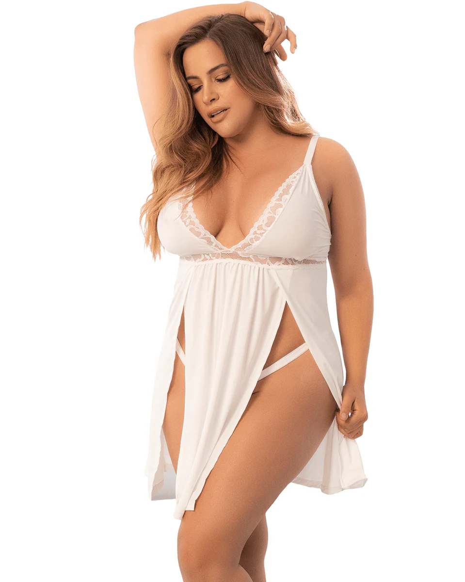Mapale Babydoll with Matching G-String 7341X - Image 3
