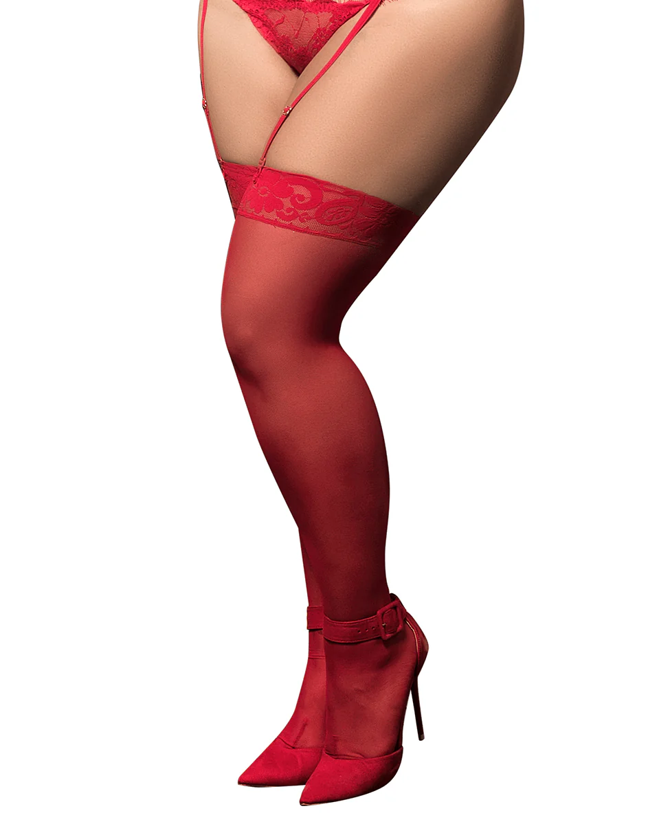 Mapale Mesh Thigh Highs 1094X - Image 7