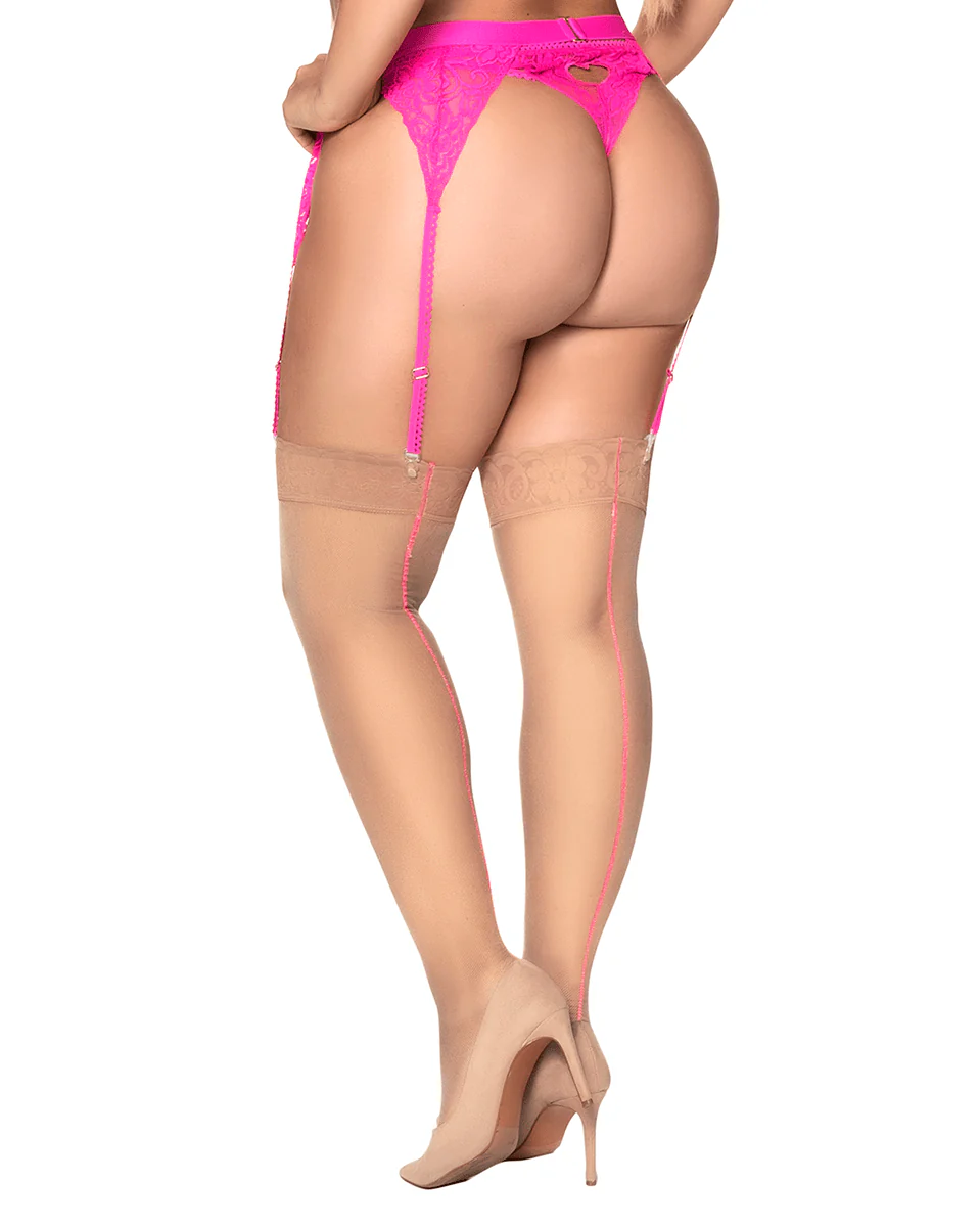 Mapale Mesh Thigh Highs 1099X - Image 2