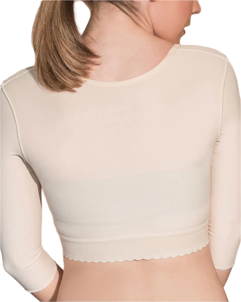 Marena Open Bust Vest - 3/4 Length Sleeves - Image 2