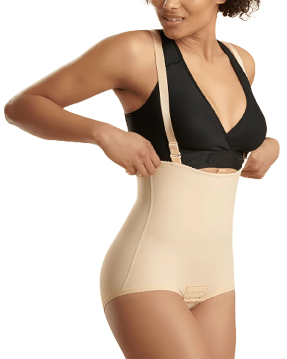 Marena Reinforced Girdle with Layered Panels - Bikini Length - Image 3