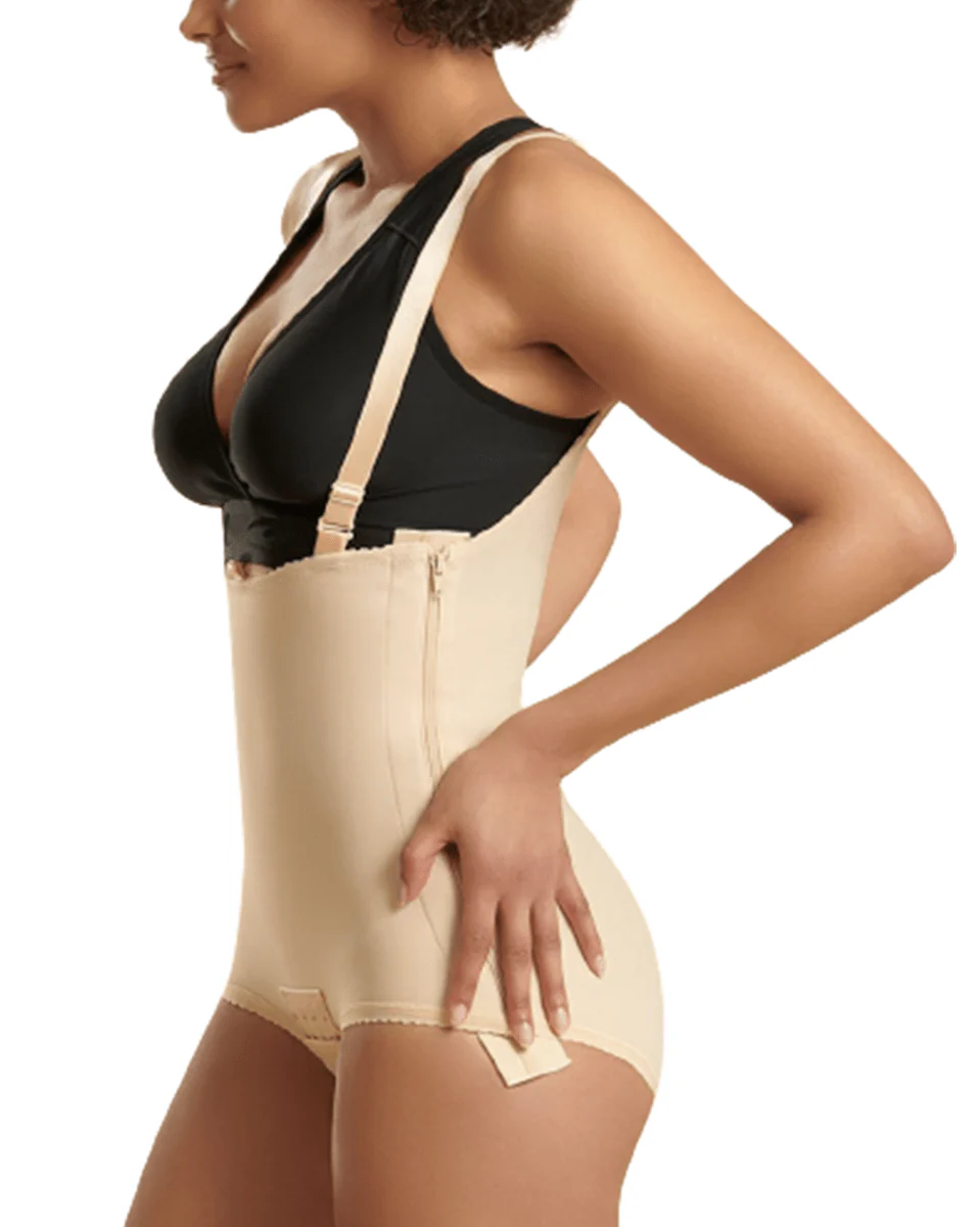 Marena Reinforced Girdle with Layered Panels - Bikini Length - Image 4