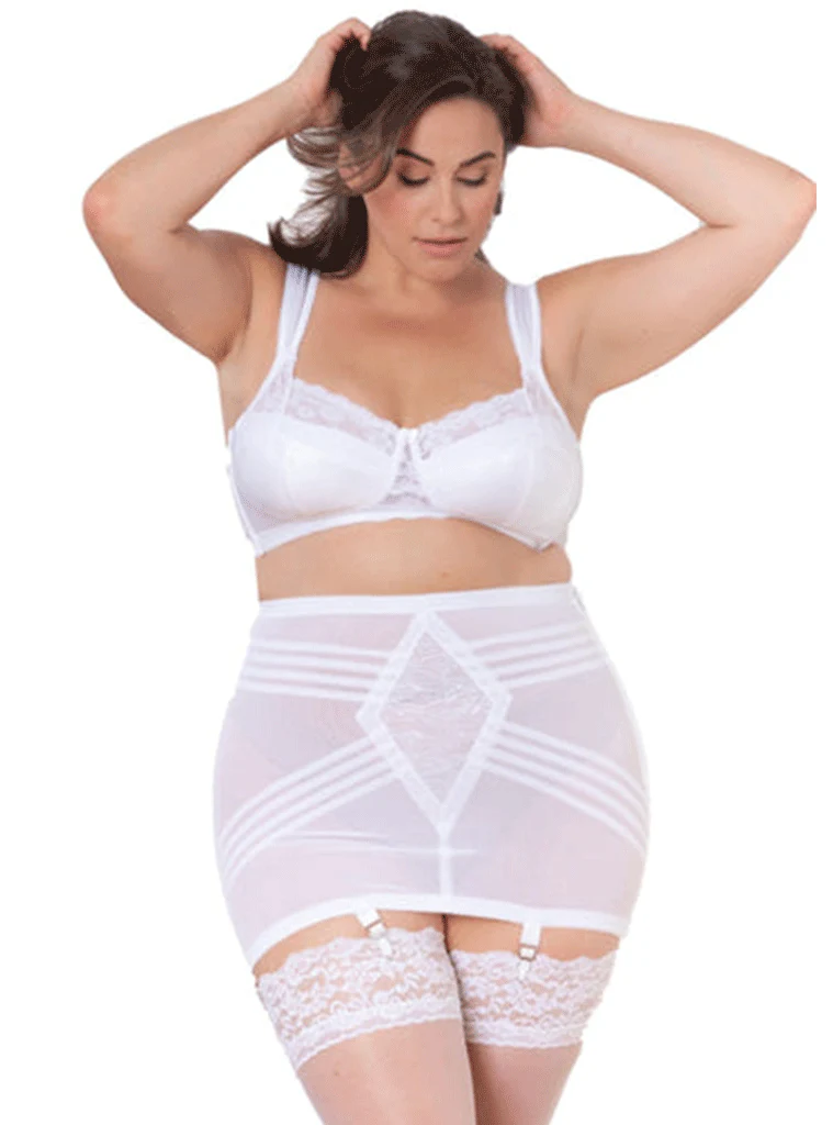Rago Extra Firm Open Bottom Girdle with Garters - Image 5