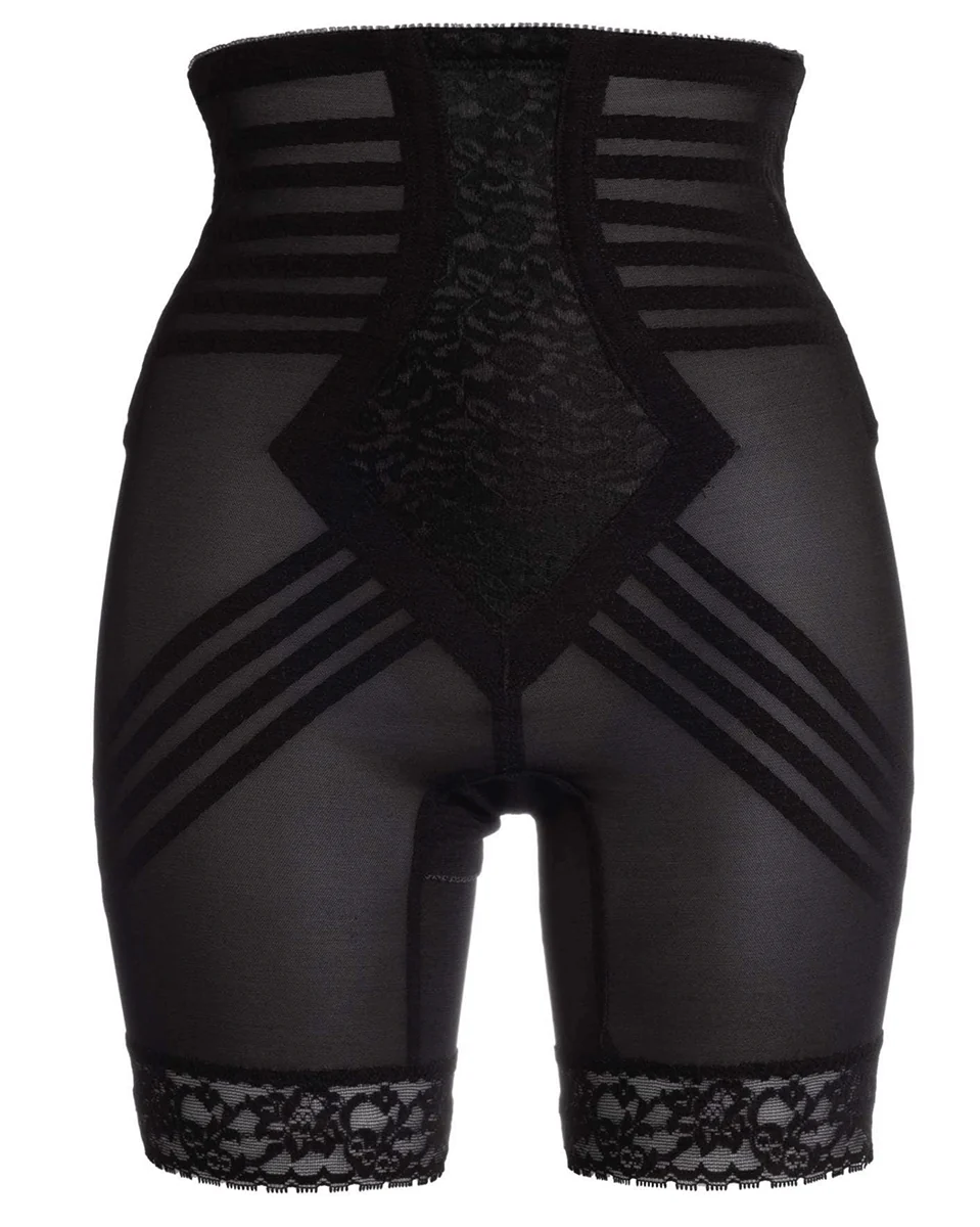 Rago High Waist Leg Shaper Firm Shaping - White/Beige/Black - Image 4
