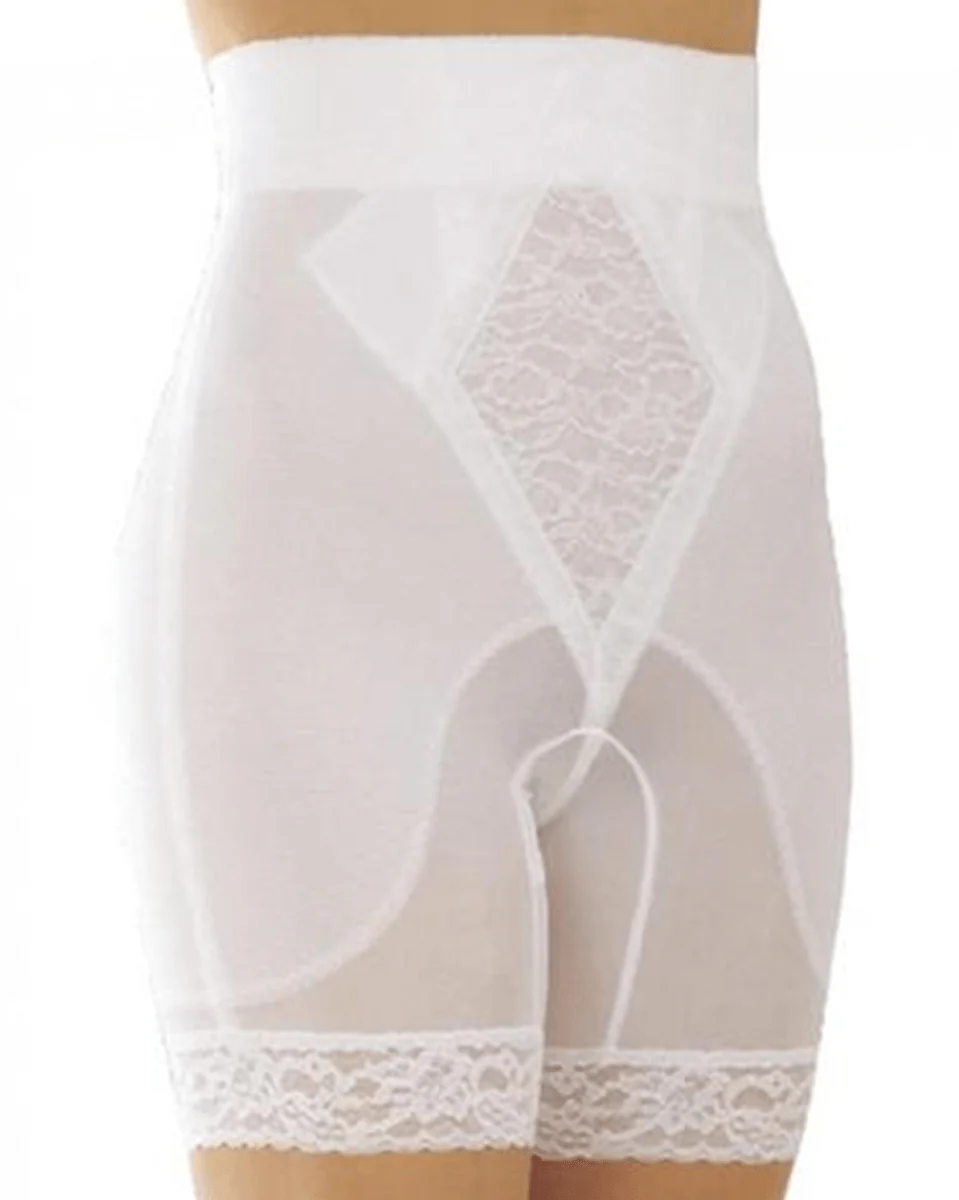 Rago High Waist Leg Shaper Medium Shaping - White / Beige / Black - Image 2