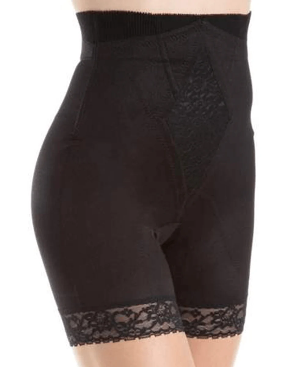 Rago High Waist Leg Shaper Medium Shaping - White / Beige / Black - Image 3