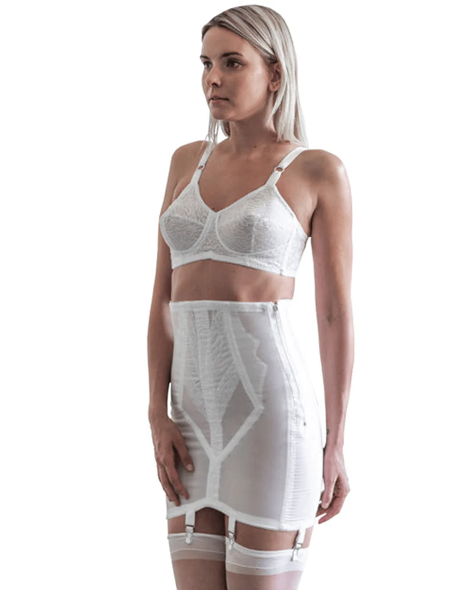 Rago Satin & Lace Expandable Cup Bra - Image 2