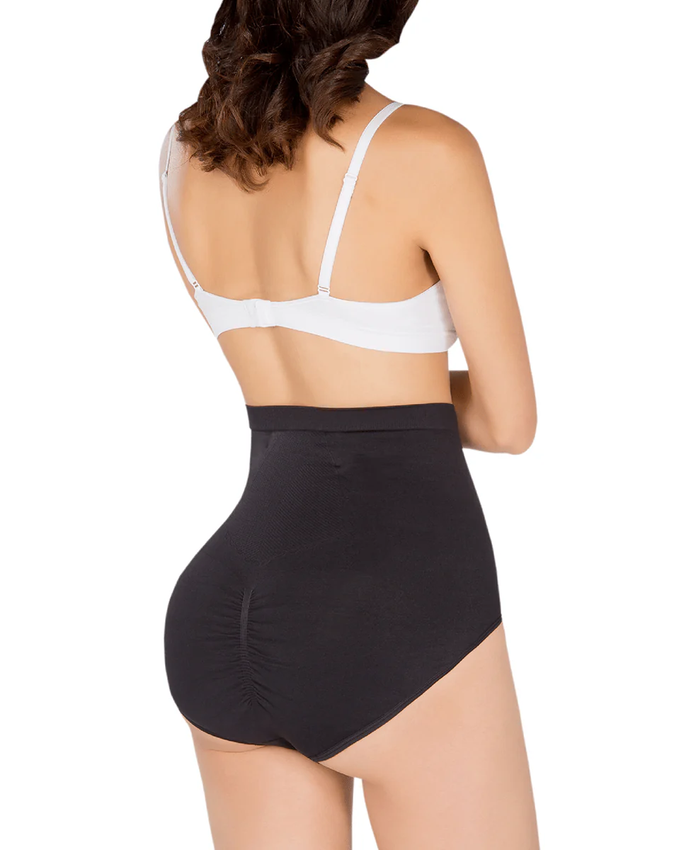 Siluet Anti Cellulite Seamless High-Waisted Shaper Briefs Scarlet - Image 2