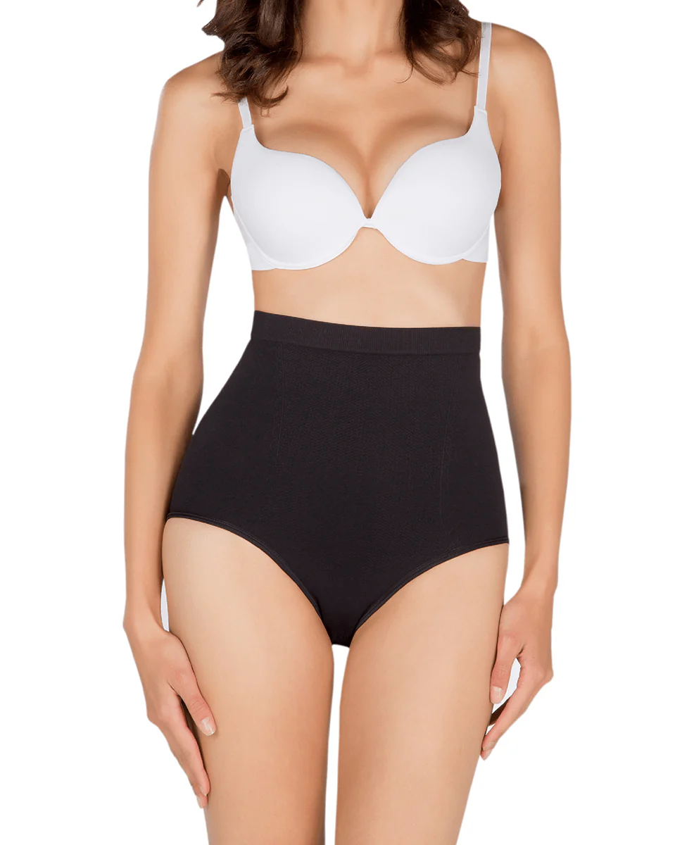 Siluet Anti Cellulite Seamless High-Waisted Shaper Briefs Scarlet - Image 3