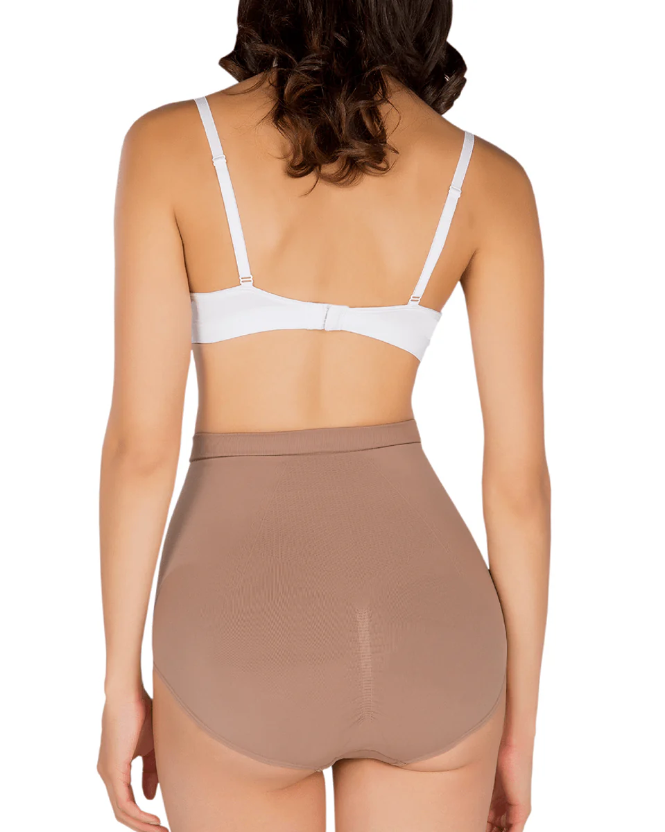 Siluet Anti Cellulite Seamless High-Waisted Shaper Briefs Scarlet - Image 6