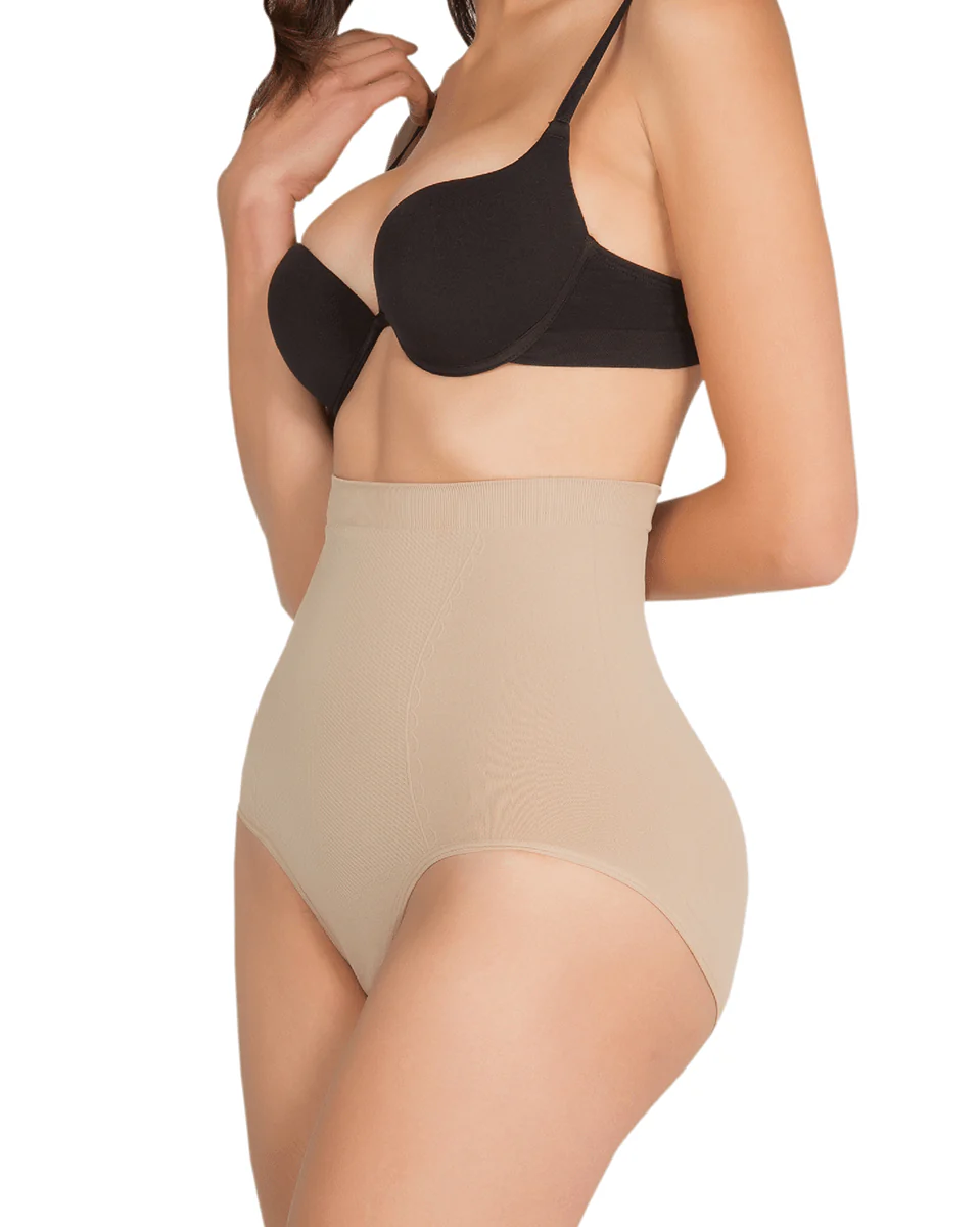 Siluet Anti Cellulite Seamless High-Waisted Shaper Briefs Scarlet - Image 8