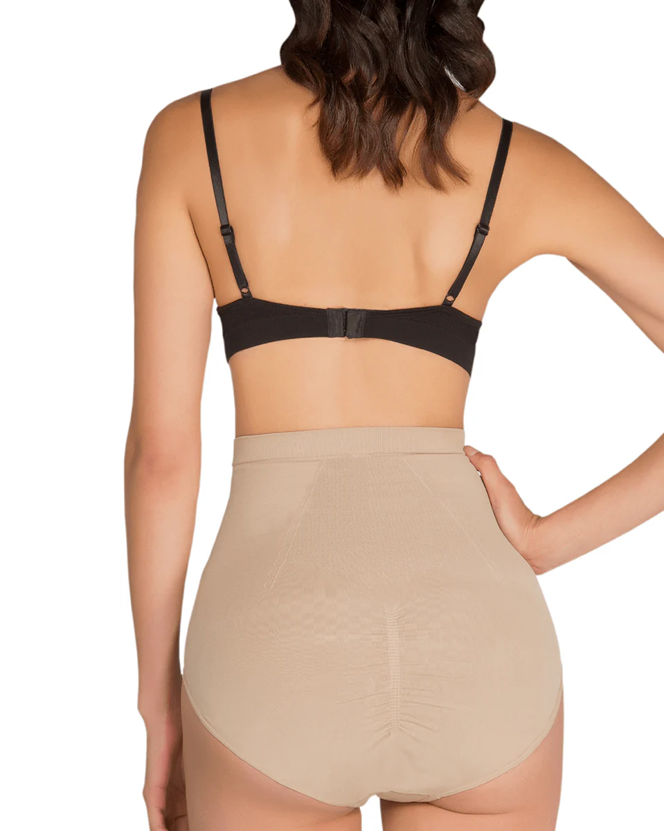 Siluet Anti Cellulite Seamless High-Waisted Shaper Briefs Scarlet - Image 9