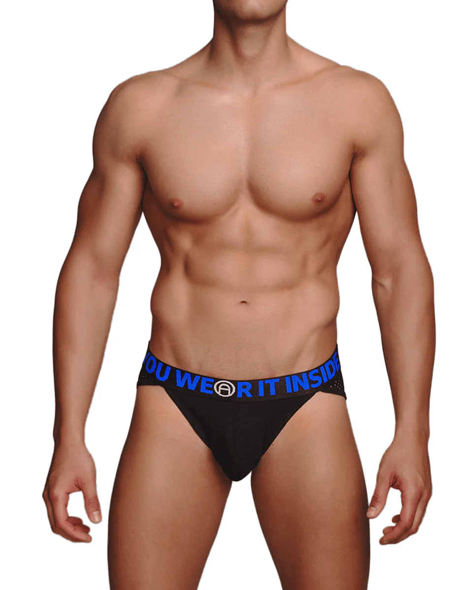 Siluet MACHO Men's Sport Underwear -Black/Blue - Image 3