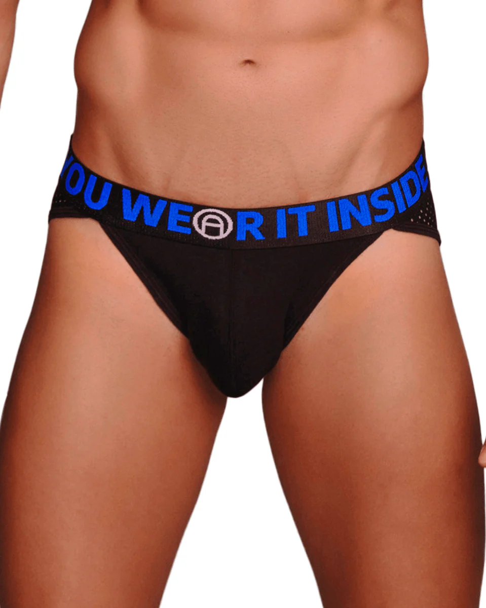 Siluet MACHO Men's Sport Underwear -Black/Blue - Image 5