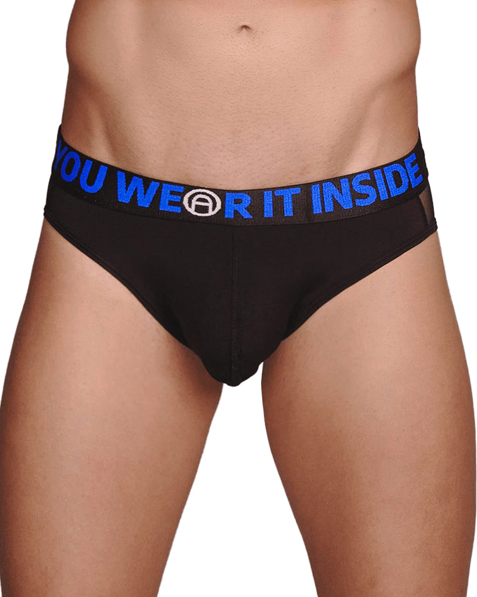Siluet MACHO Men's X-Line Jockstrap - Black/White - Image 4