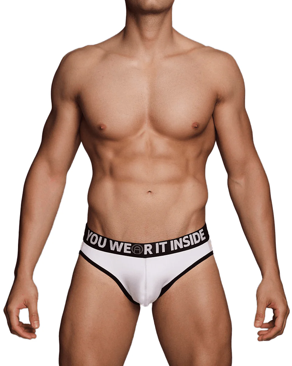 Siluet MACHO Men's X-Line Jockstrap - Black/White - Image 5