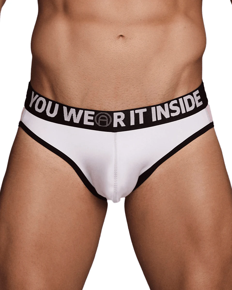 Siluet MACHO Men's X-Line Jockstrap - Black/White - Image 7
