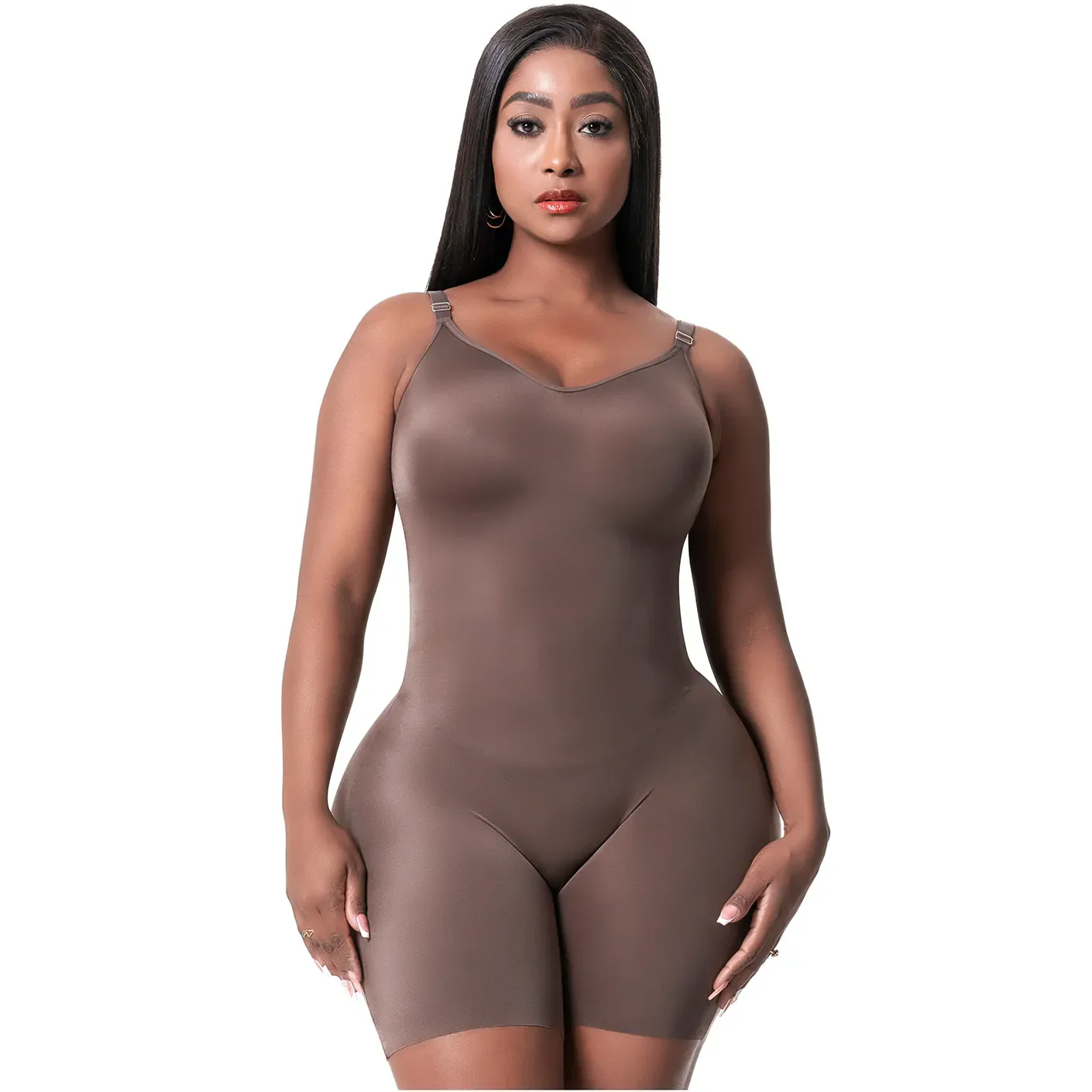 Snatched Body Tummy Control Shapewear Bodysuit for Women with Built-in Bra - Image 7