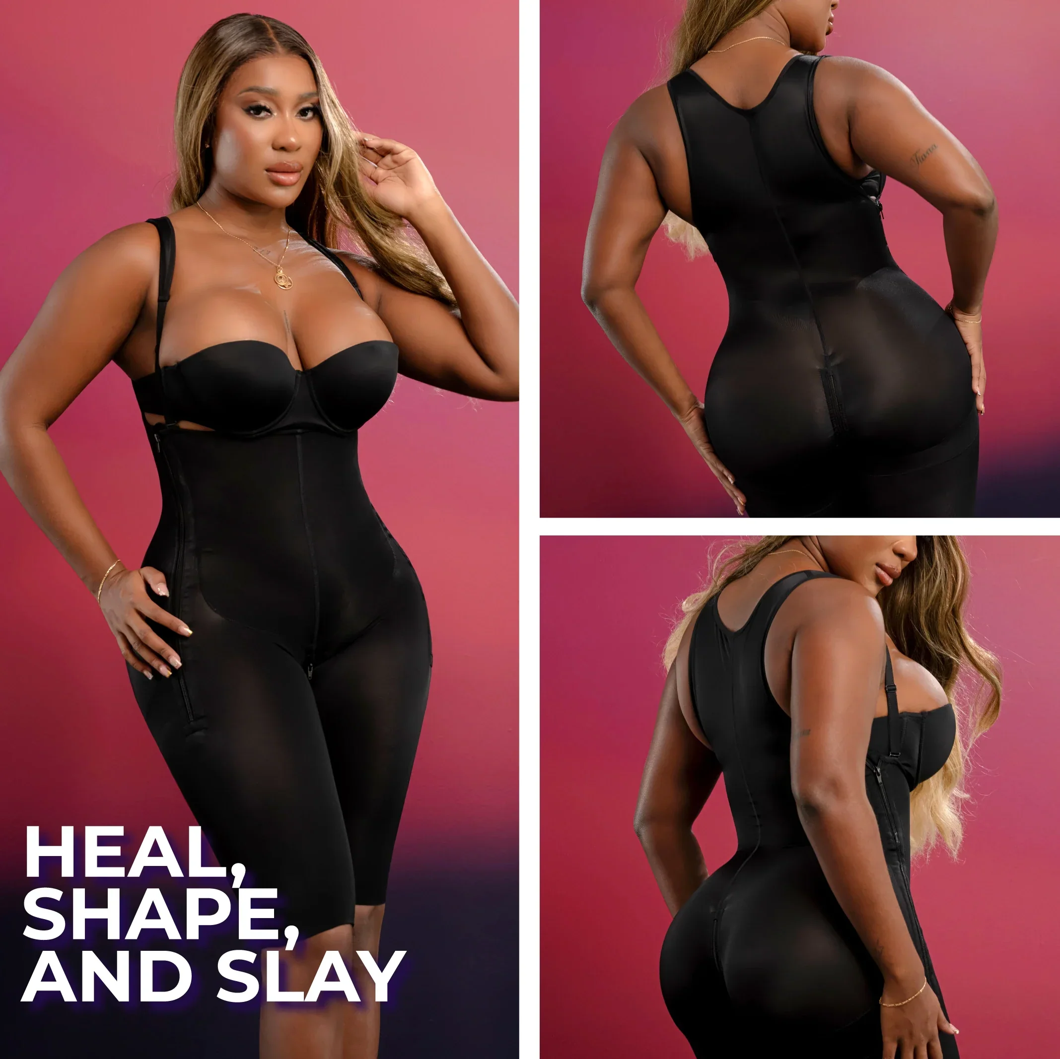 Snatched Body Post Surgery BBL Stage 1 Faja for Guitar Body Shapes - Image 7