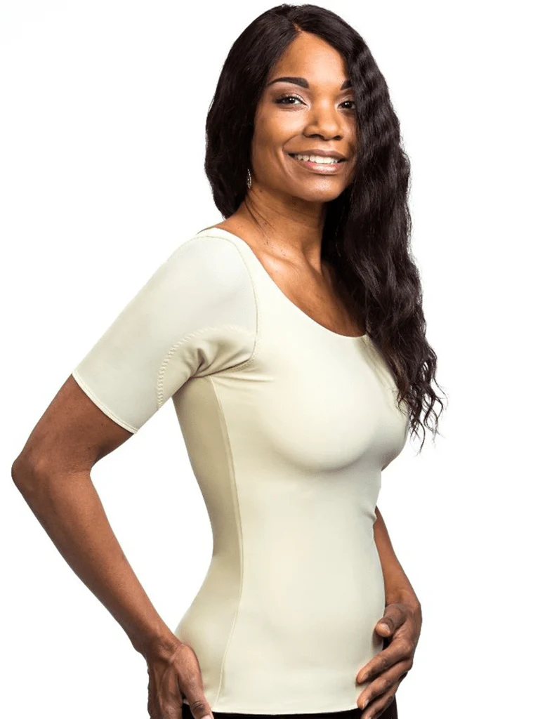 Wear Ease Axilla Compression T - Keep Chip Pads In Place With Pockets - Image 3