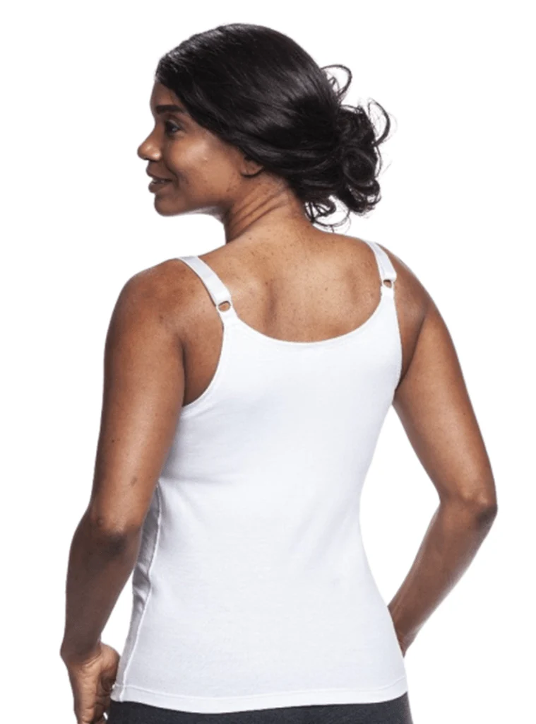 Wear Ease Beth Post-Surgical Camisole - White - Image 4